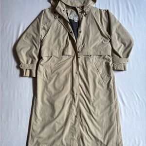 L.L. Bean Tan Trench Coat